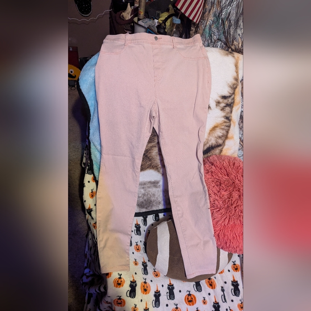 Time and Tru Pink Denim Pants